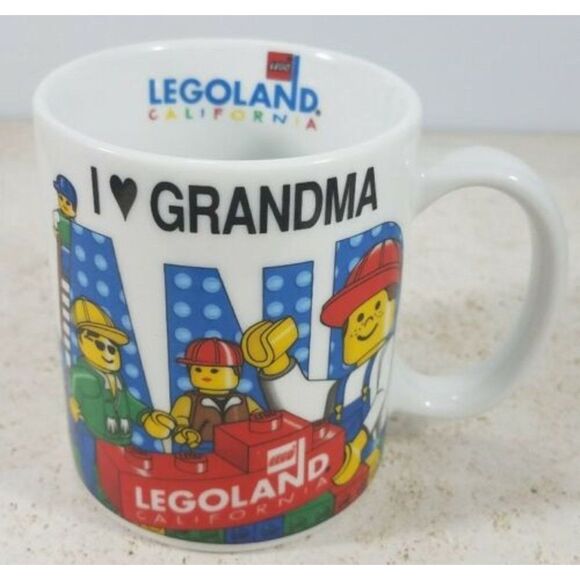 1998 Legoland California Mug "I Love Grandma" The Lego Group EUC Excellent Used. - Picture 1 of 10